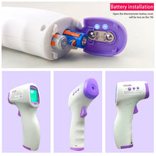 Charger l'image dans la galerie, Thermomètre frontal pour bébé, enfant et adulte, thernomètre facile à utilisé, thernomètre sans contact infrarouge portable et léger, thernomètre affichage numérique, thernomètre pour la maison Aiqura