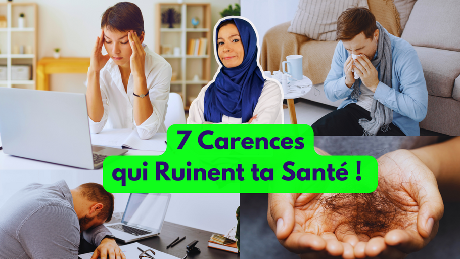 🥦 Les 7 Carences Nutritionnelles les Plus Fréquentes (et Comment les Éviter)