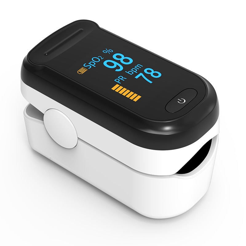 Oxymètre de pouls du bout des doigts HealthTree, moniteur de saturation en  oxygène du sang Bluetooth, moniteur de fréquence cardiaque pour Apple et  Android, avec écran OLED, 2 piles AAA et cordon 