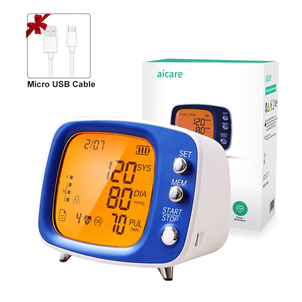 Tensiomètre Automatique pour mesurer la pression artérielle, tensiomètre facile à utiliser AICARE